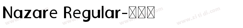 Nazare Regular字体转换